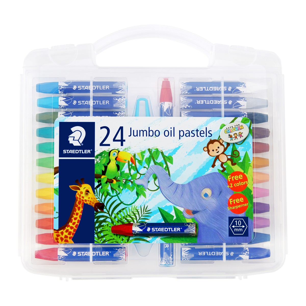 สเต็ดเล่อร์ เช็ตสีชอล์ก ขนาดจัมโบ้ 24 สี