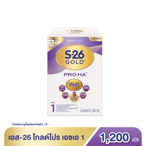 เอส-26 โกลด์ โปร เอชเอ 1 นมผงดัดแปลงสำหรับทารกอายุแรกเกิด-1 ปี 1200 ก._thumbnail