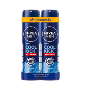 NIVEA Men Spray Cool Kick 150 ml. Pack 2