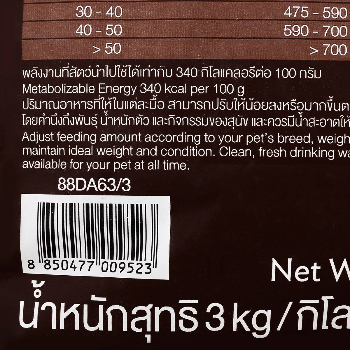 สมาร์ทฮาร์ท โกลด์ ฟิตแอนด์เฟิร์ม สูตรบำรุงดูแลสุขภาพเส้นขน 3 กก._2