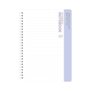 ตราช้าง สมุดสันห่วง รุ่น MRA-502 A5 90 แกรม คละสี_thumbnail_1