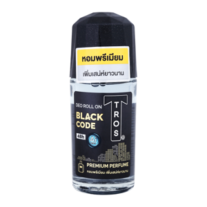 Tros Black Code Deo Roll On 45ml.