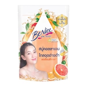 Benice Soap Fruit Collagen Grapefruit and Orange 120g.