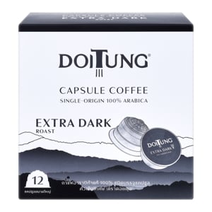 Doitung Extra Dark Roasted Capsule Pack 12Capsule 90g.