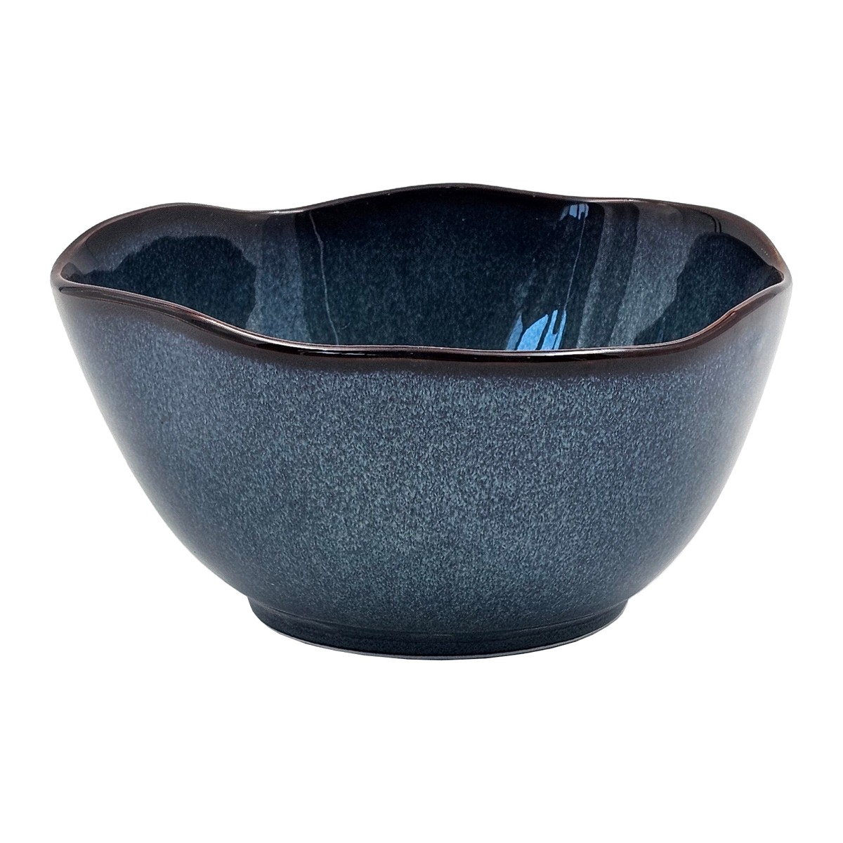 เบสิโค ชามญี่ปุ่นขอบหยัก 6 นิ้ว รุ่น Japan2 สี Indigo