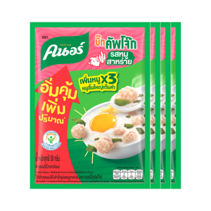 คนอร์ บิ๊กคัพโจ๊กแบบซอง รสหมูสาหร่าย 50 ก. แพ็ค 4
