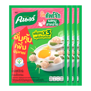 คนอร์ บิ๊กคัพโจ๊กแบบซอง รสหมูสาหร่าย 50 ก. แพ็ค 4_thumbnail