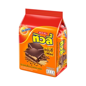 TIVOLI Crunchy Flake Wafer with Ovaltine Chocolate Malt and Flakes 26 g. Pack 12