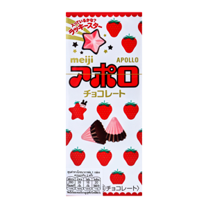 Meiji Apollo Strawberry Chocolate 46g.