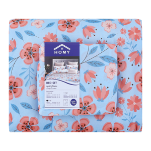 โฮมมี่ ชุดเครื่องนอน ขนาด 6 ฟุต 6 ชิ้น ลาย Bloom_thumbnail