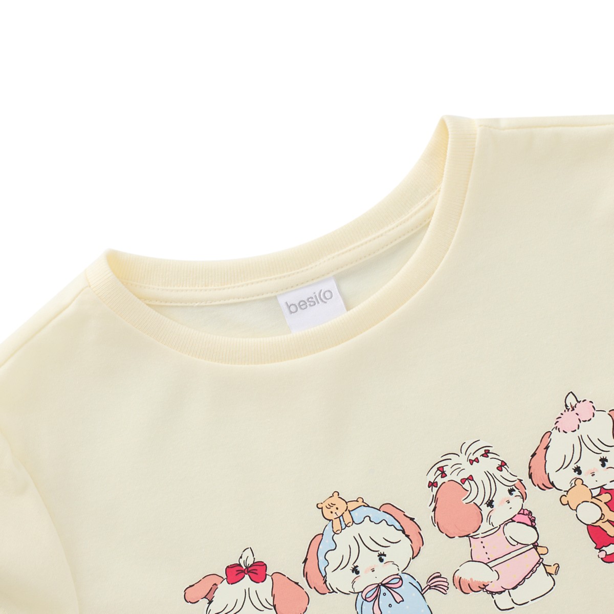 เบสิโค เสื้อยืด สำหรับเด็กหญิง รุ่น BMMX2603LG010 สีเหลือง_2