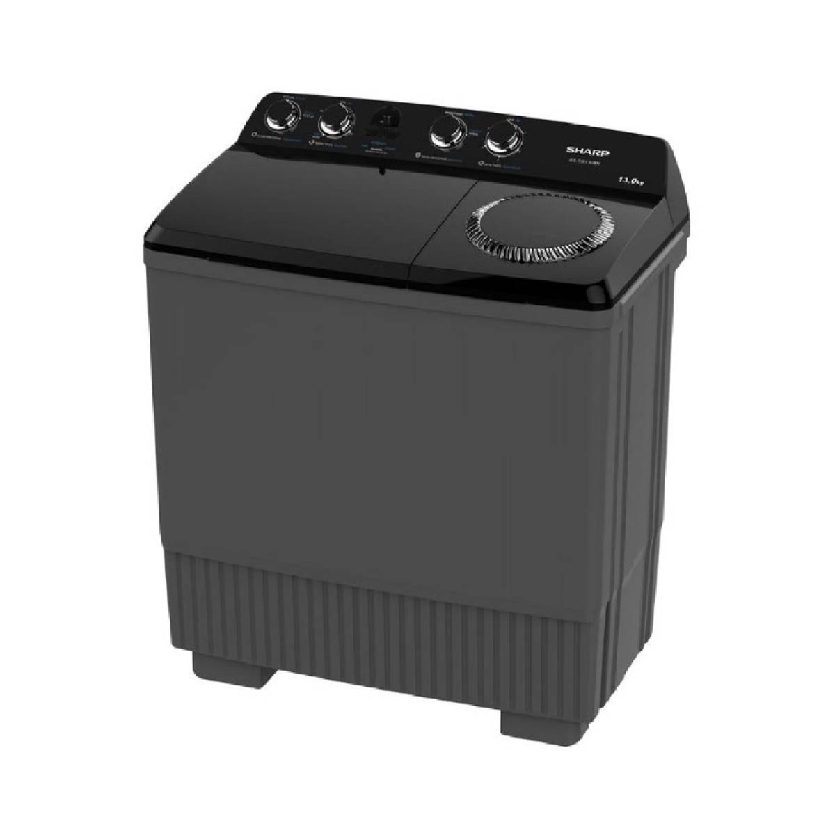 ชาร์ป เครื่องซักผ้าฝาบน 2 ถัง รุ่น ES-TW110BK ขนาด 11 กก. สีดำ_3