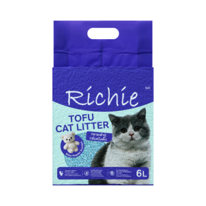 RICHIE Tofu Cat Litter Baby Powder Scented 6 l.