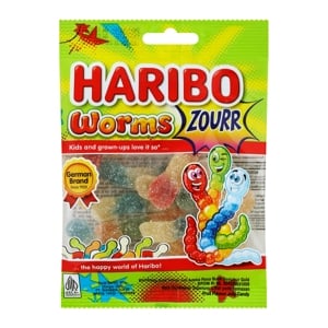 Haribo Worms Zourr Jally 80g.