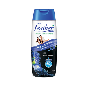 Feather Nature Clean and Care Black and Shine Shampoo 340ml.