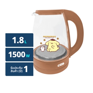 KASHIWA x POMPOMPURIN Electric Kittle Model. PCK-202 1.8L. Cream