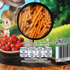 ไบตี้ ขนมข้าวโพดแท่งทอดกรอบรสมะเขือเทศ 90 ก._thumbnail_2