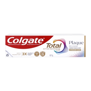 Colgate Total Plaque Release Gentle Fragrant Mint Toothpaste 95g.