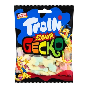 Trolli Sour Gecko 80g.