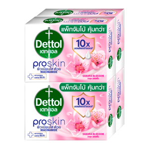 เดทตอล สบู่ แอนตี้แบคทีเรีย โปรสกิน ซากุระ 100 ก. แพ็ค 4_thumbnail