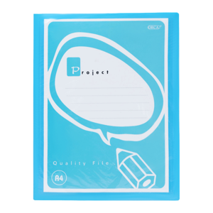 Present Folder A4 Solid Blue Color 20 sheets