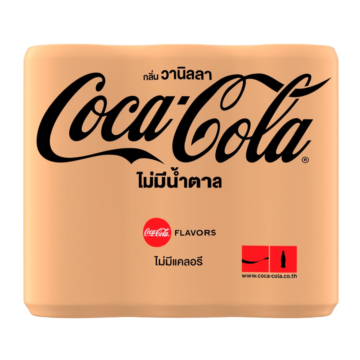 โค้ก กลิ่นวานิลลา ไม่มีน้ำตาล 325 มล. แพ็ค 6_1