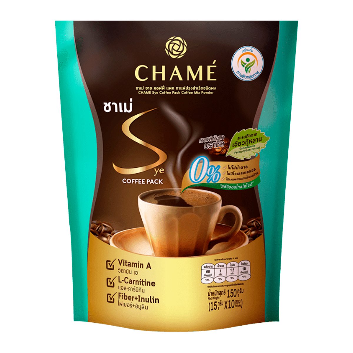 ชาเม่ ซาย คอฟฟี่ แพค กาแฟปรุงสำเร็จชนิดผง 150 ก.
