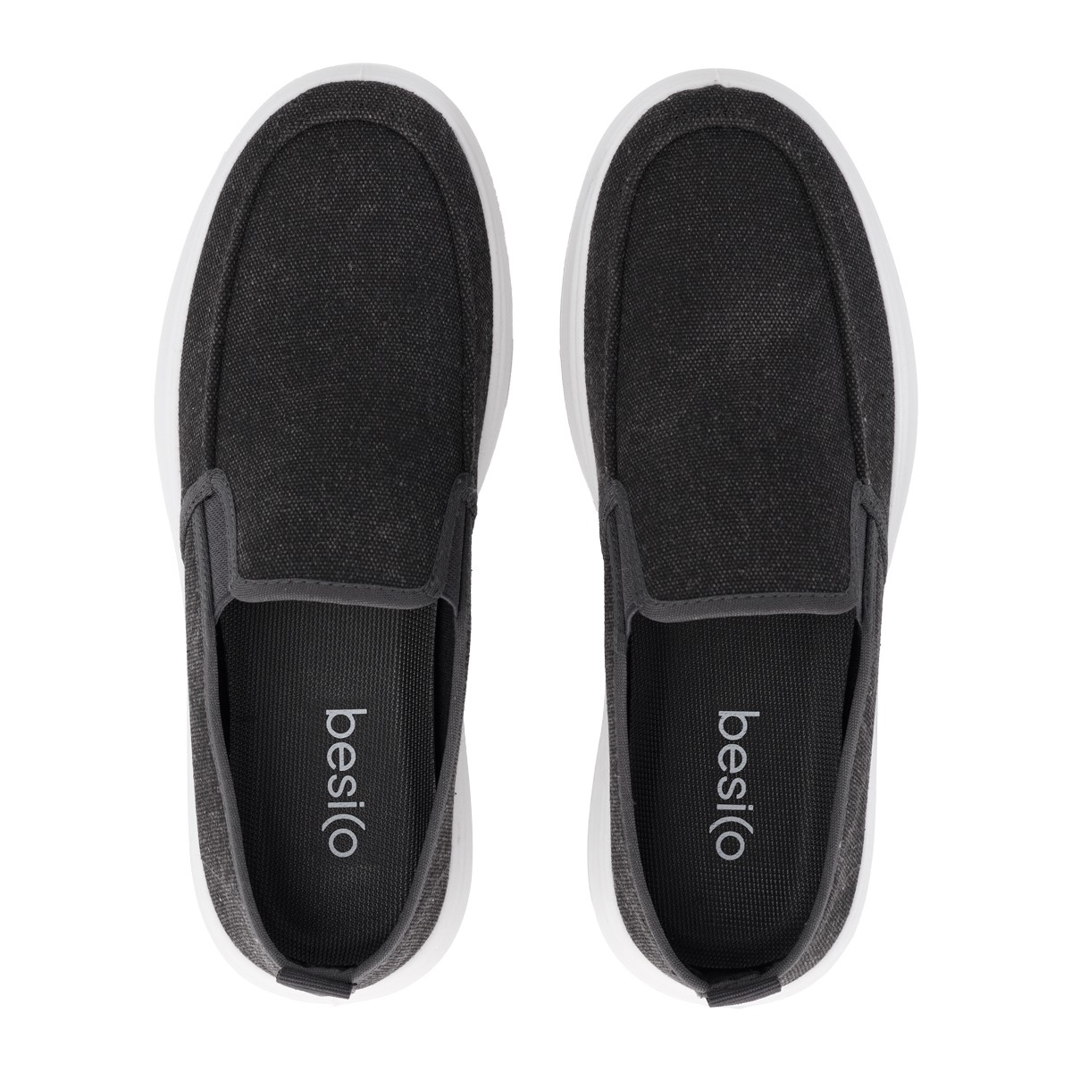 เบสิโค รองเท้าผ้าใบ 09 สำหรับผู้ชาย รุ่น BCFRN09EW สีเทา_1