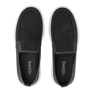 เบสิโค รองเท้าผ้าใบ 09 สำหรับผู้ชาย รุ่น BCFRN09EW สีเทา_thumbnail_1