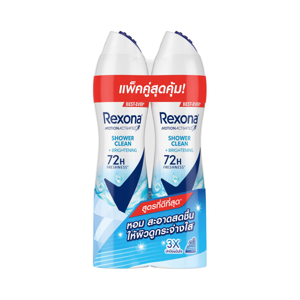 Rexona Shower Clean Spray 135ml.Pack 2