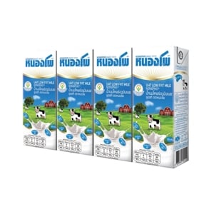 Nongpho UHT Low Fat Milk 225ml. Pack 4