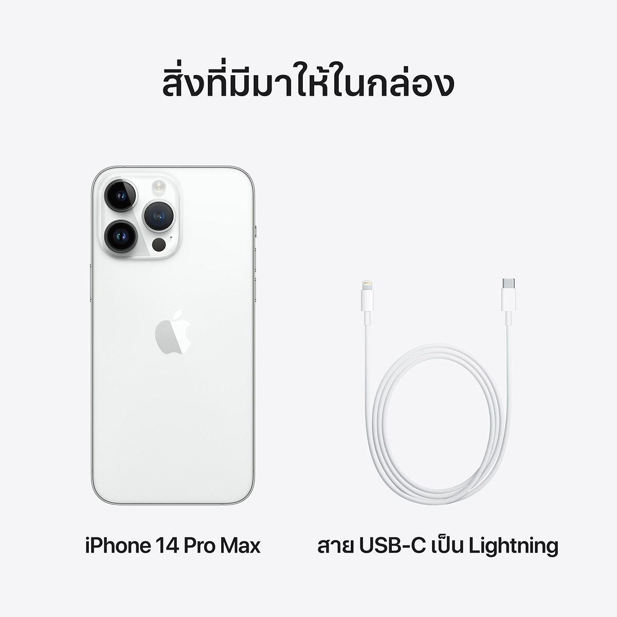 แอปเปิ้ล ไอโฟน 14 Pro Max สีเงิน ขนาด 128 GB_9