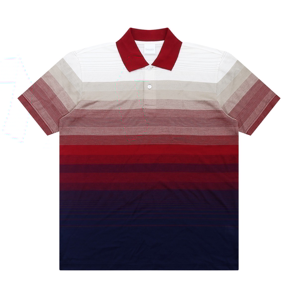 เบสิโค เสื้อโปโลทอลายสำหรับผู้ชาย รุ่น BTHL23Q3MM006