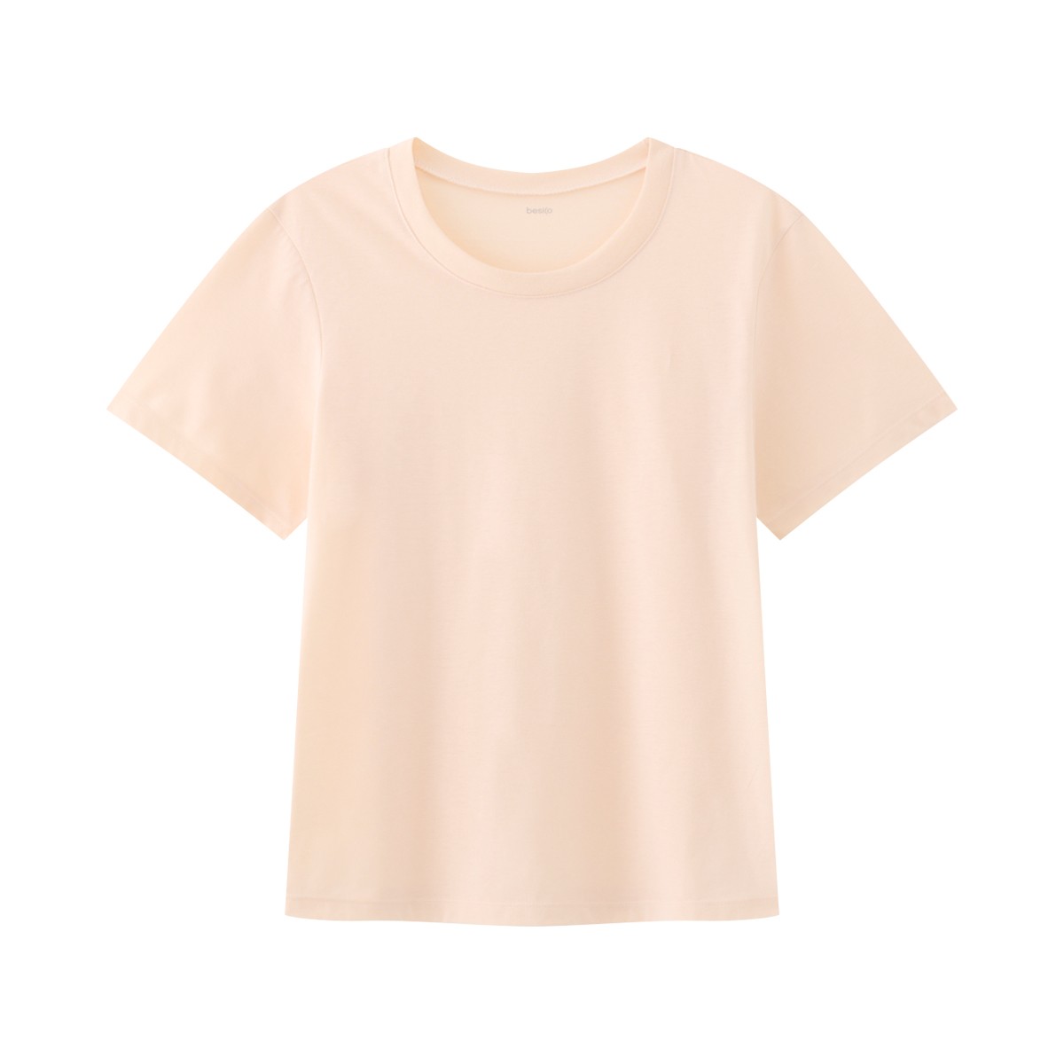 เบสิโค เสื้อยืดผู้หญิง สีเบจ