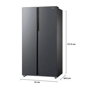 โตชิบา ตู้เย็นไซด์บายไซด์ 20.6 คิว รุ่น GR-RS780WI-PMT(06) สี Morandi Grey_thumbnail_5