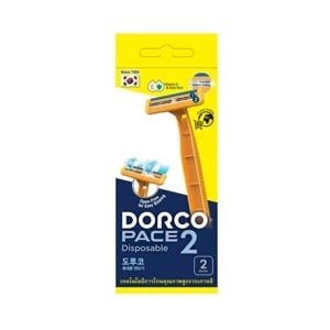 DORCO Pace 2 Disposable Razor Pack 2