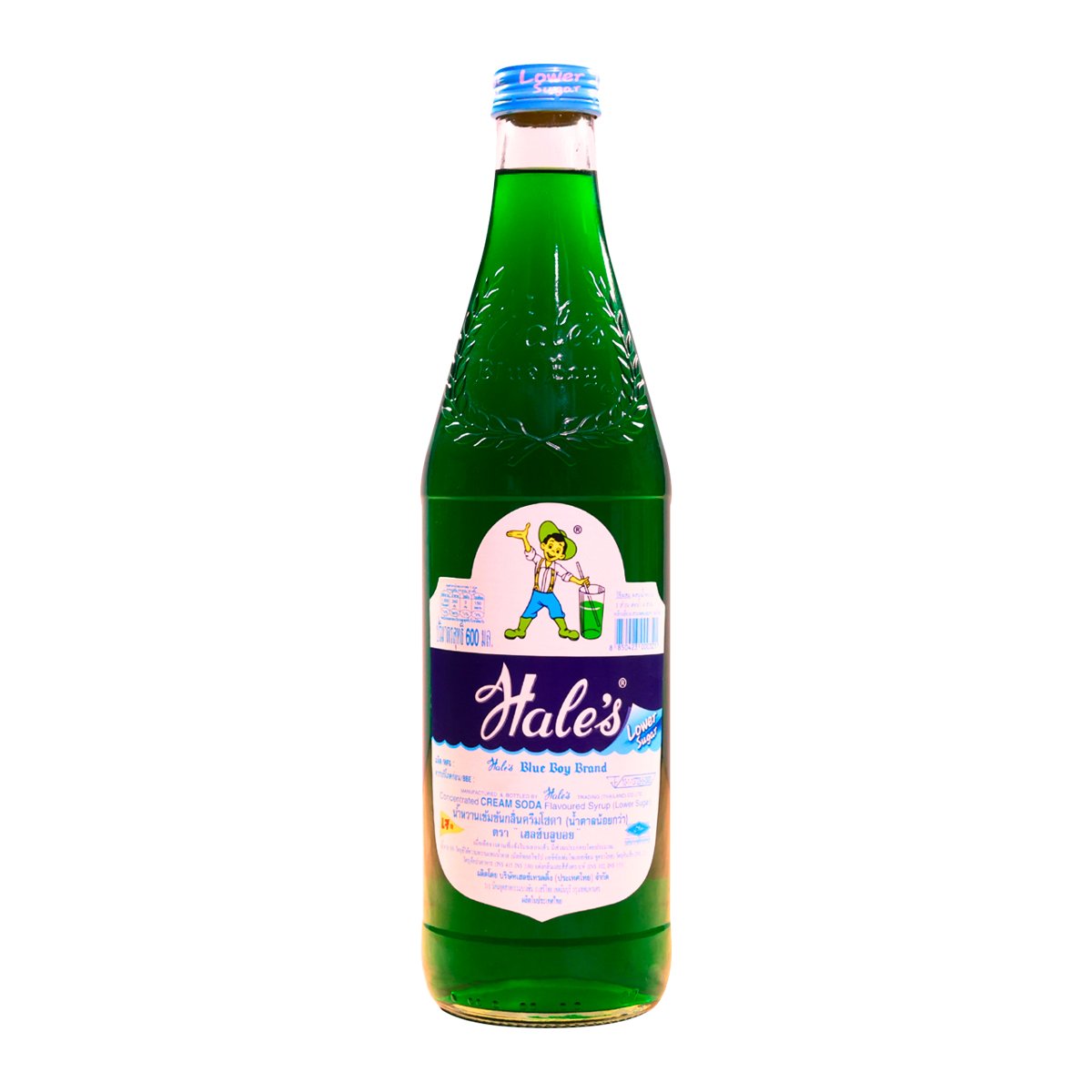 เฮลซ์บลูบอย น้ำหวานเข้มข้นกลิ่นครีมโซดา (น้ำตาลน้อยกว่า) 600 มล. x 12 ขวด_3
