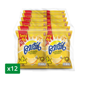Tawan Rice Cracker Original Flavor 14 g. Pack 12