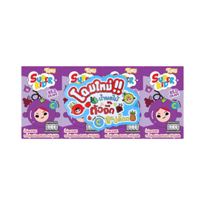 TIPCO Superkid Red Grape Juice 110 ml. Pack 4