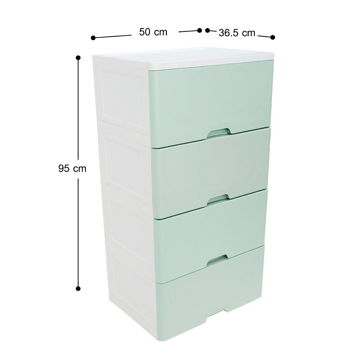 เบสิโค ตู้ลิ้นชักหน้าโค้ง 4 ชั้น รุ่น 1134_3