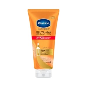วาสลีน เฮลธี้ ไบรท์ กลูต้า-ไฮยา เซรั่ม เบิส์ท โลชั่น SPF50 PA+++ ลูมินัส ดิเฟนซ์ 260 ก._thumbnail