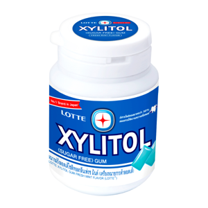 Lotte Xylitol Gum Fresh Mint Sugar Free 52.2g.
