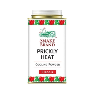 SNAKE BRAND Prickly Heat Cooling Powder Classic Scent 140 g.