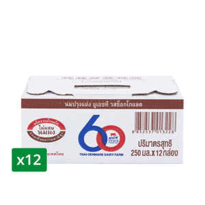 Thai Denmark UHT Milk Chocolate 250ml. Pack 12