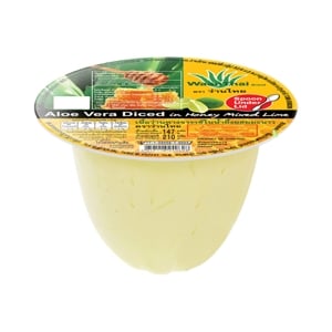 Waan Thai Aloe Vera Diced in Honey mixed lime 210g.