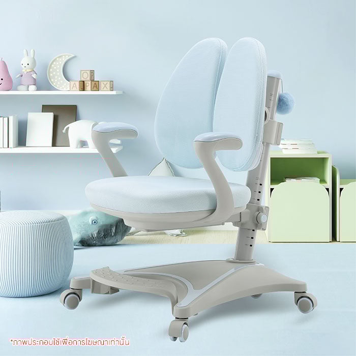 เบสิโค เก้าอี้ล้อเลื่อน สำหรับเด็ก รุ่น K35B-20 สีฟ้า_6