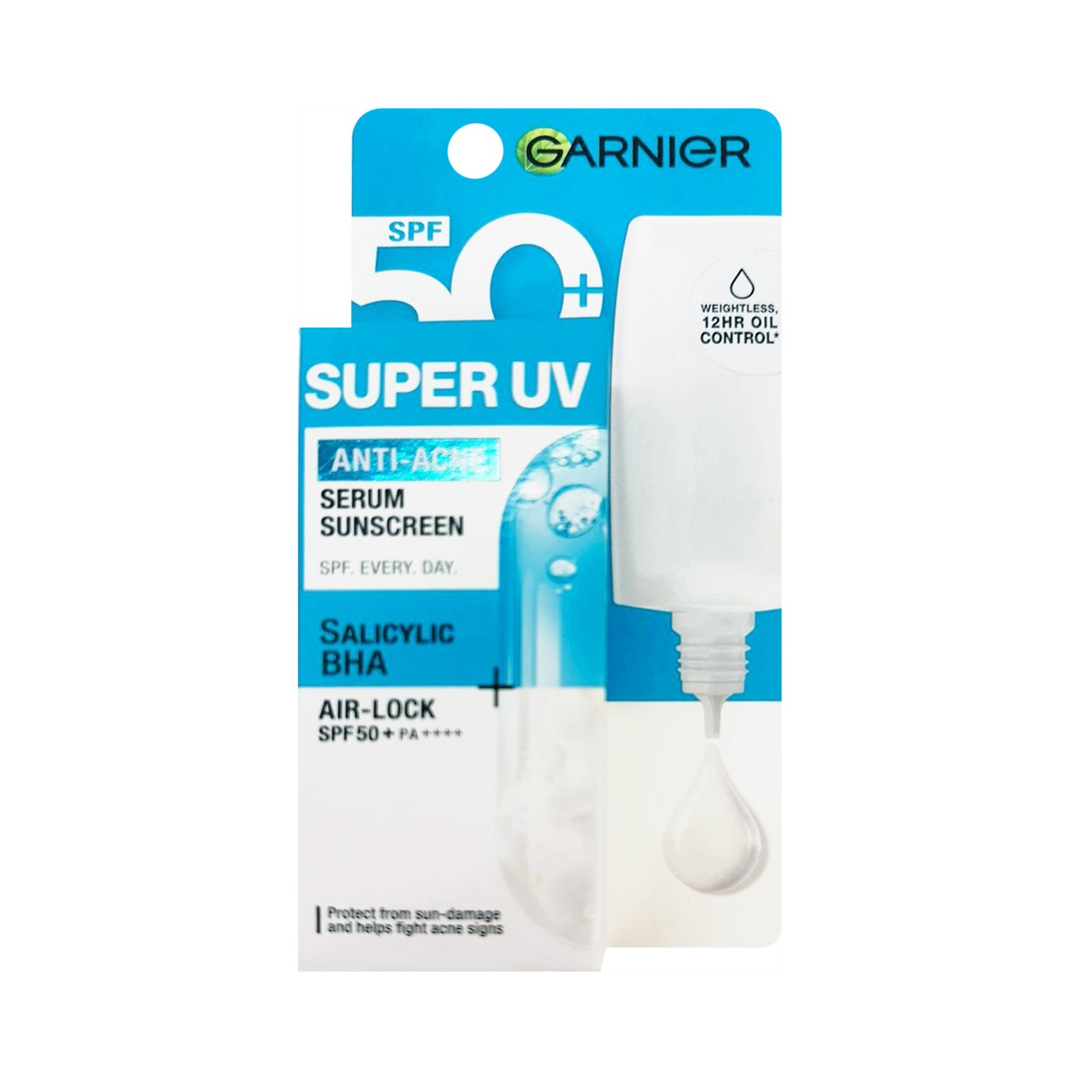 การ์นิเย่ ซูเปอร์ ยูวี แอนตี้-แอคเน่ เซรั่ม ซันสกรีน SPF50+ PA++++ 30 มล._1
