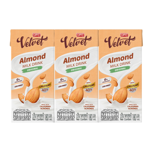 UFC Velvet Almond Milk Original 180ml. Pack 3