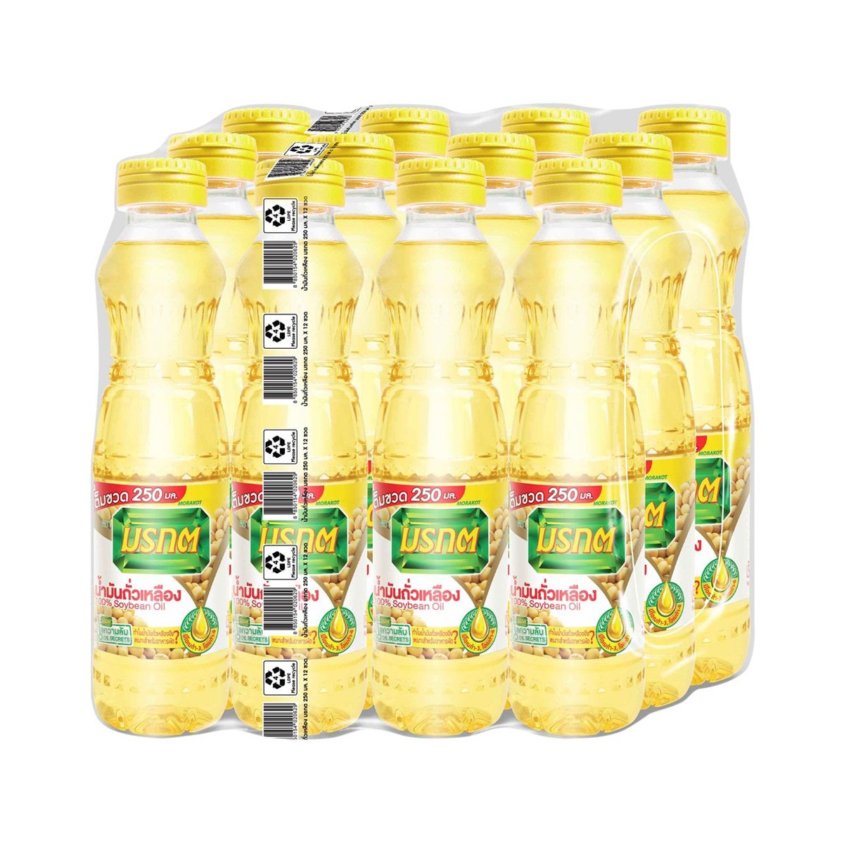 มรกต น้ำมันถั่วเหลือง 250 มล. แพ็ค 12_1