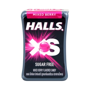 HALLS XS Sugar-Free Candies Mixed Berry 13.8 g.
